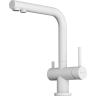 Комплект смеситель + фильтр OMOIKIRI NAGANO-WH-P + PURE DROP LITE 4054.8028P