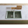Мойка OMOIKIRI KITAGAWA 86-2-WG Artceramic/wind green 4993731