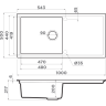 Мойка OMOIKIRI SINTESI 100-WH Artceramic/белый 4997126
