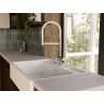 Смеситель OMOIKIRI KANTO-2 PLUS-SB-C-WH латунь/хром/белый 4994400